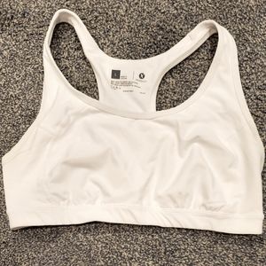 White Exersion Sports Bra